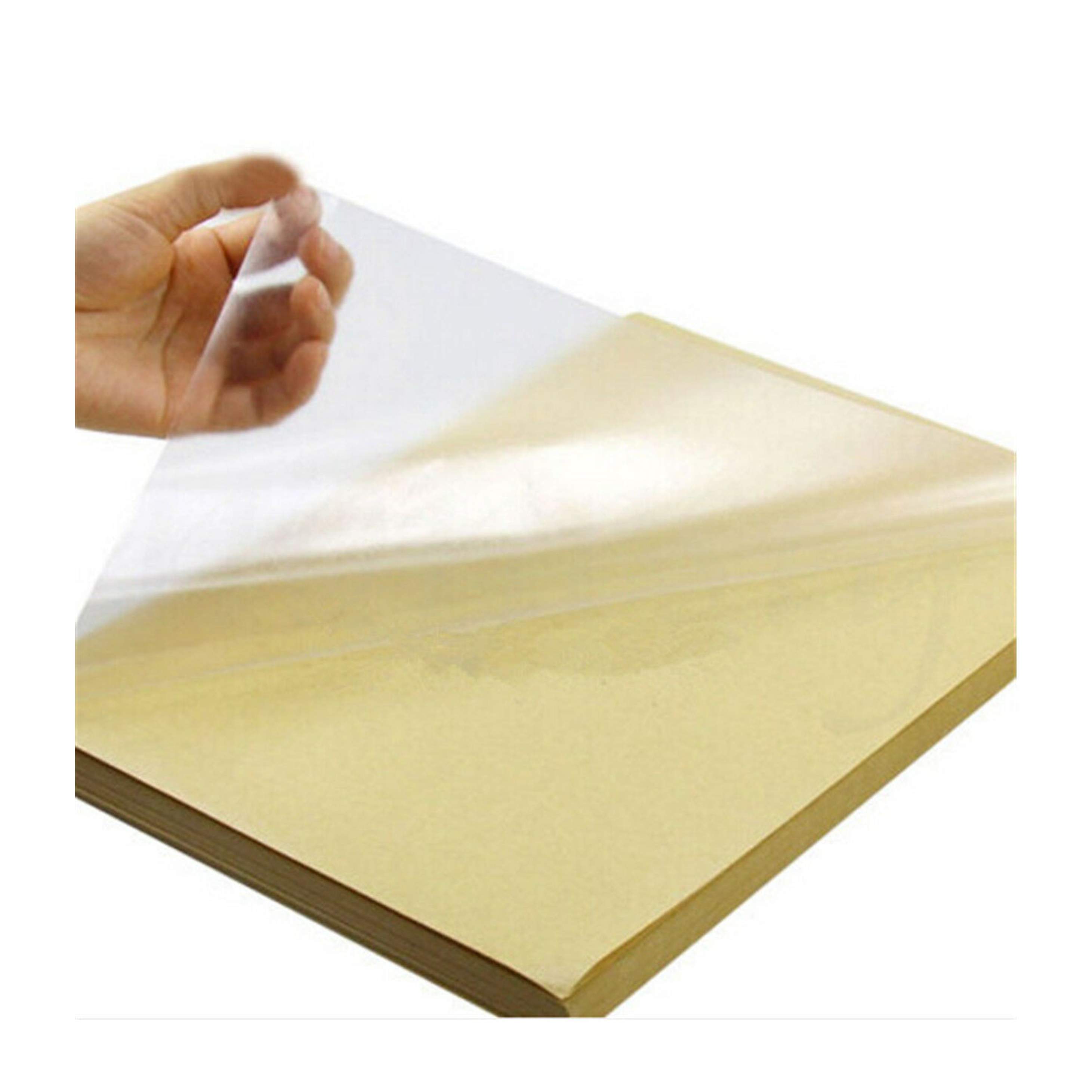 Films A4 transparent pour imprimante laser - 100 feuilles autocollantes