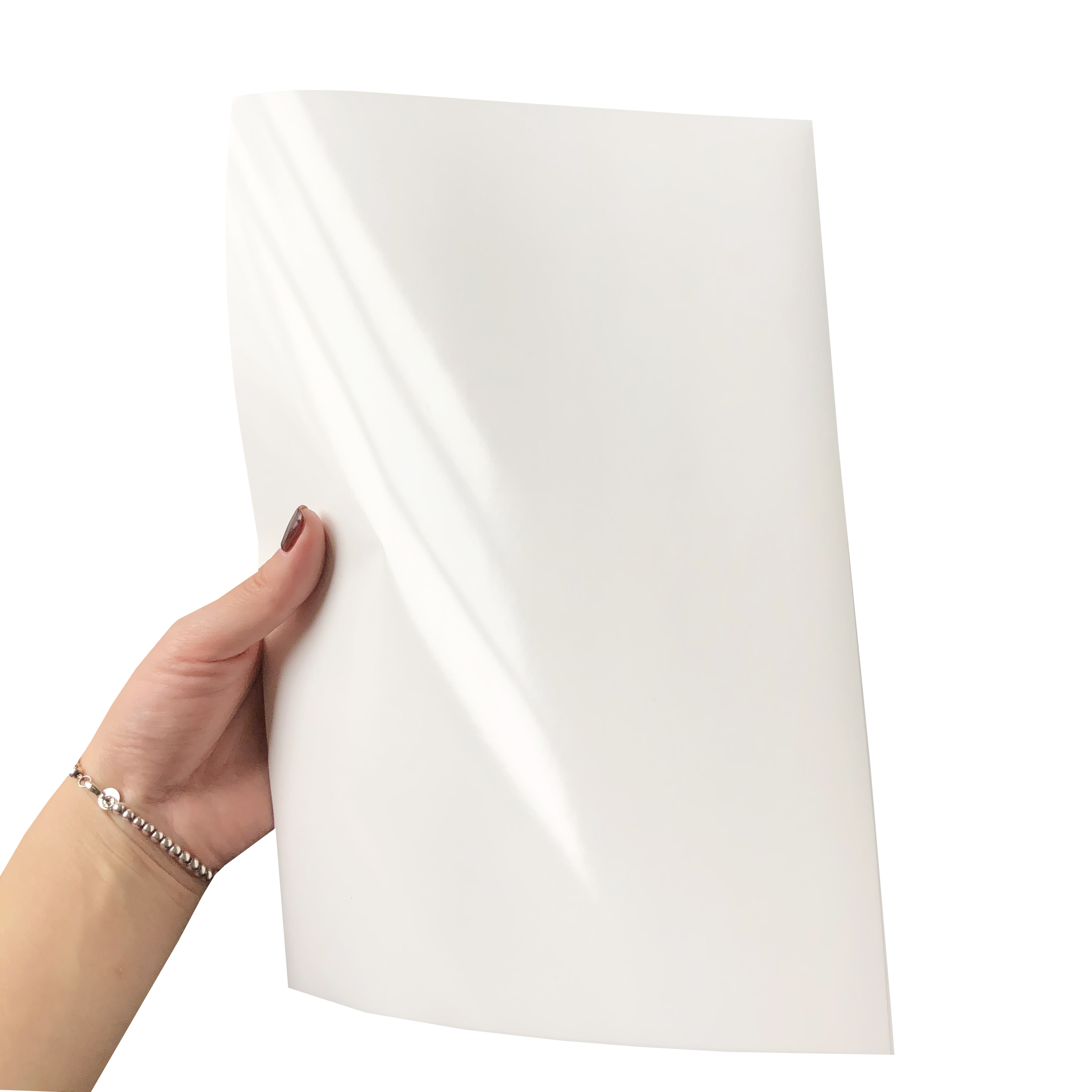 Papier Cartonné blanc imprimable autocollant