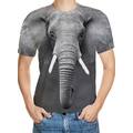 Elephant Designed 3D T-Shirt