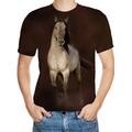 Horse Designed 3D T-Shirt