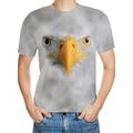 T-Shirts mit 3D-Motive weiße Adler