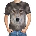 Wolf Designed 3D T-Shirt
