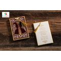 Purple Velvet, Laser Cut, Henna Invitation - Erdem 50562