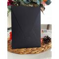 14x20 Cm - Vertical Envelope with Triangle Flap - Dark Black Envelope