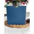 16x16 Cm - Square Format - Open Mouth - Navy Blue Envelope