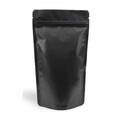 Matte Black Aluminum Foil Stand Up Pouch with Zip Lock –  8,5x14,5x2,5 cm
