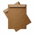 26x35 Cm, Kraft Dark Brown Paper, 125 Gr Envelope, Self Seal