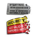 Warranty and Security Label