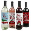 Glass Bottle and Wine Labels