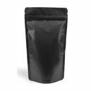Matte Black Aluminum Foil Zip Lock Pouches