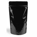 Glossy Black Aluminum Foil Zip Lock Pouches