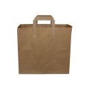 Kraft tas met handvat 32x28x16 cm