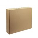 Cardboard Bag Box With Plastic Handle 37x32x10 cm