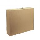 Boîte de sac en carton avec poignée en plastique 42x36x10 cm