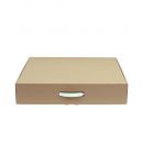 Cardboard Bag Box With Plastic Handle 37x32x10 cm