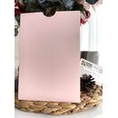 14x20 Cm, Luxury Cardboard, Open Mouth Model, Vertical Format - Pink Envelope