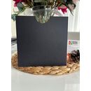 16x16 Cm - Square Format - Open Mouth - Black Envelope