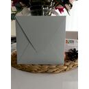 16x16 Cm - Envelope with Triangle Flap - Luxury Gray Cardboard