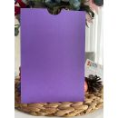14x20 cm, Carton Luxe, Enveloppe Modèle Bouche Ouverte - Violette