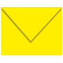 7x9 Cm, Yellow Color Small Envelope, 80 Gr