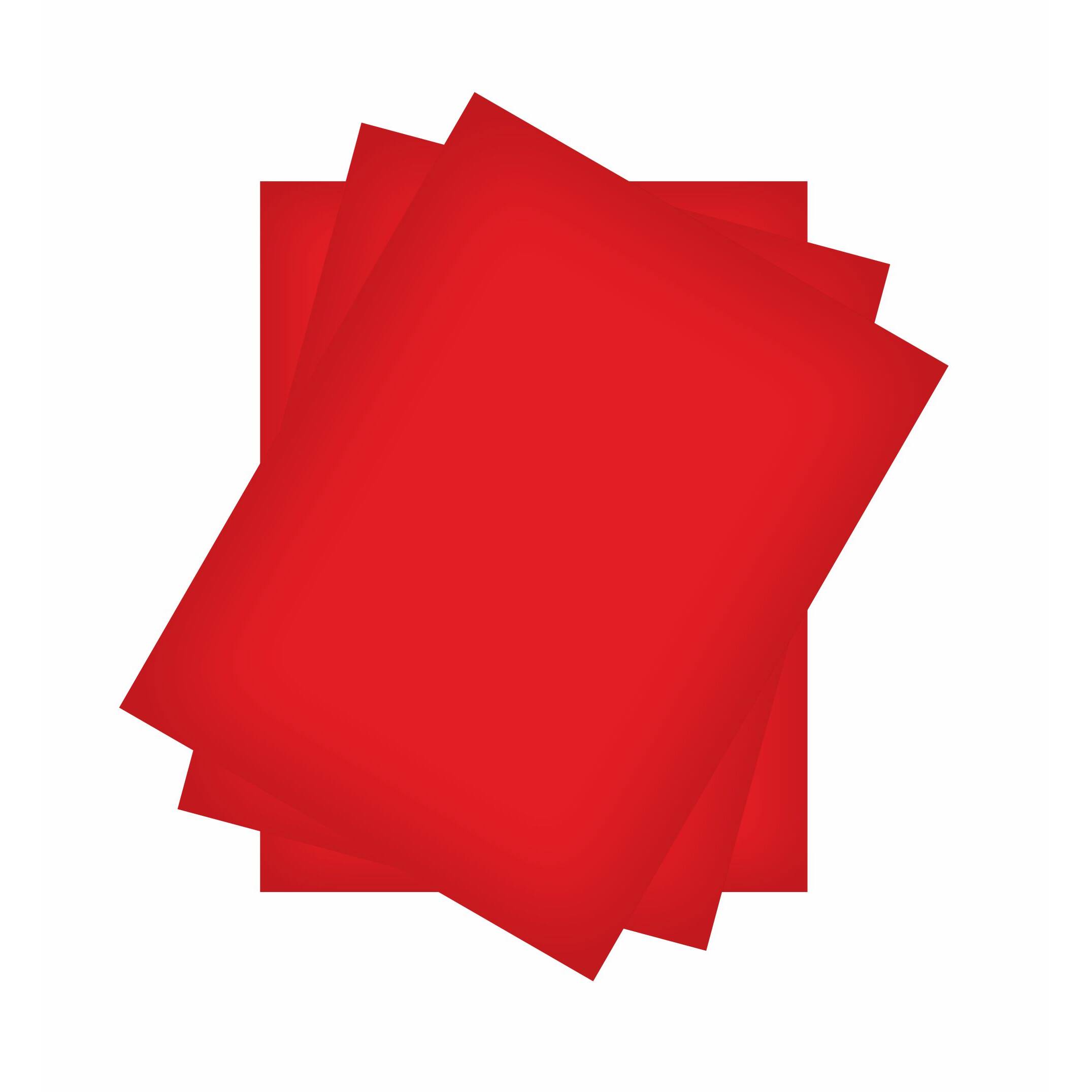 PVC Acetatplatten 70×100 cm Rot | Hochsichtbar | Zuschnitt möglich
