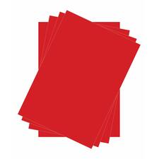 Red Colour Luxury Cardboard - A4 Size and 35x50 cm size