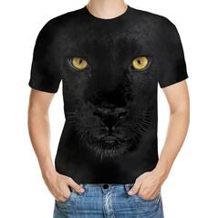 Panthère Noire a Conçu 3D T-Shirt Imprimé