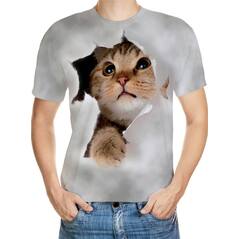 Kitty Designed 3D T-Shirt