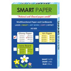 Gecoat papier, A3-formaat, 300 gram dikte