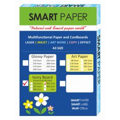 Ivory Cardboard White Paper, A3 Size, 350  Grams Thickness