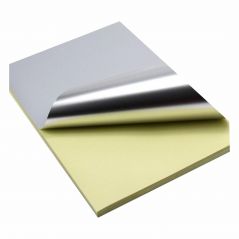 Silver Color, Self-Adhesive, Non-Tearable, PP Label