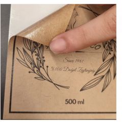 Self Adhesive Kraft Label