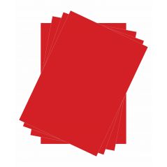 Carton Luxe Couleur Rouge - Format A4 et format 35x50 cm