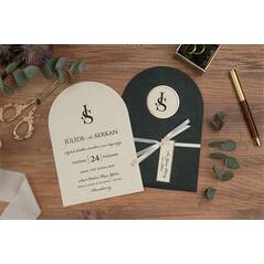Erdem wedding invitation card 5119
