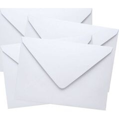 7x9 Cm, White Color Small Envelope, 80 Gr