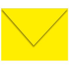 7x9 Cm, Yellow Color Small Envelope, 80 Gr