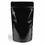 Glossy Black Aluminum Foil Zip Lock Pouches