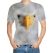 T-Shirts mit 3D-Motive weiße Adler
