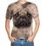 Pug Designed 3D T-Shirt