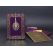 Plexiglass stampato al laser, busta di velluto viola, biglietto d'invito di lusso con nappe - Alyans 2007