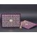 Carte de mariage de luxe avec enveloppe en velours violet découpée au laser - Alyans 2025