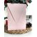 14x20 cm - Verticale envelop met driehoekige klep - Roze karton