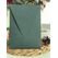 14x20 Cm - Vertical Envelope with Triangle Flap - Dark Green Envelope