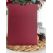 14 x 20 cm, luxuriöser Karton, Modellumschlag mit offenem Mund - Burgunder Farbe