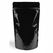 Glossy Black Aluminum Foil Stand Up Pouch with Zip Lock – 16x27x4 cm