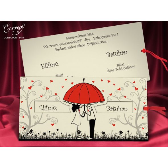 Love design wedding card