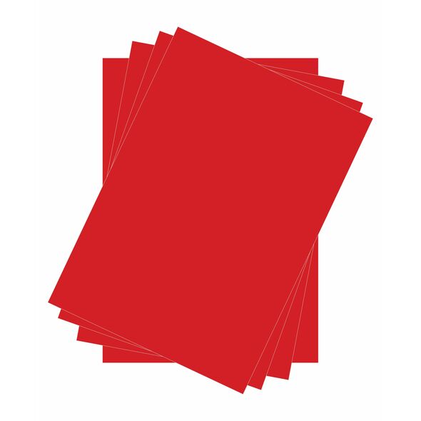 Red Colour Luxury Cardboard - A4 Size and 35x50 cm size