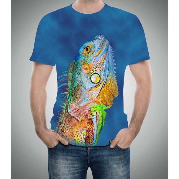 Caméléonne a Conçu 3D T-Shirt Imprimé