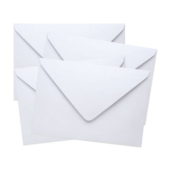 Gummed Envelope, White 110 Gr Paper