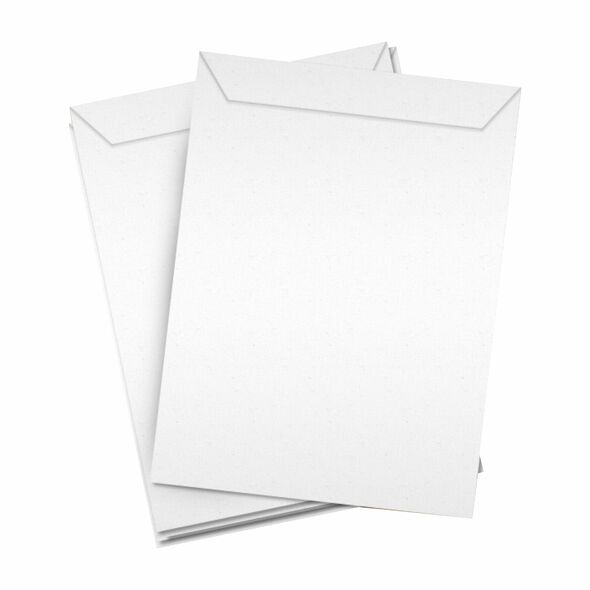 17x25 Cm, White Paper, 110 Gr Envelope, Self Seal